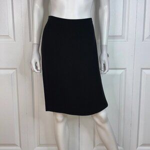 GIORGIO ARMANI women's black silk skirt size 38